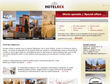 Tablet Screenshot of hotelrexsighisoara.ro